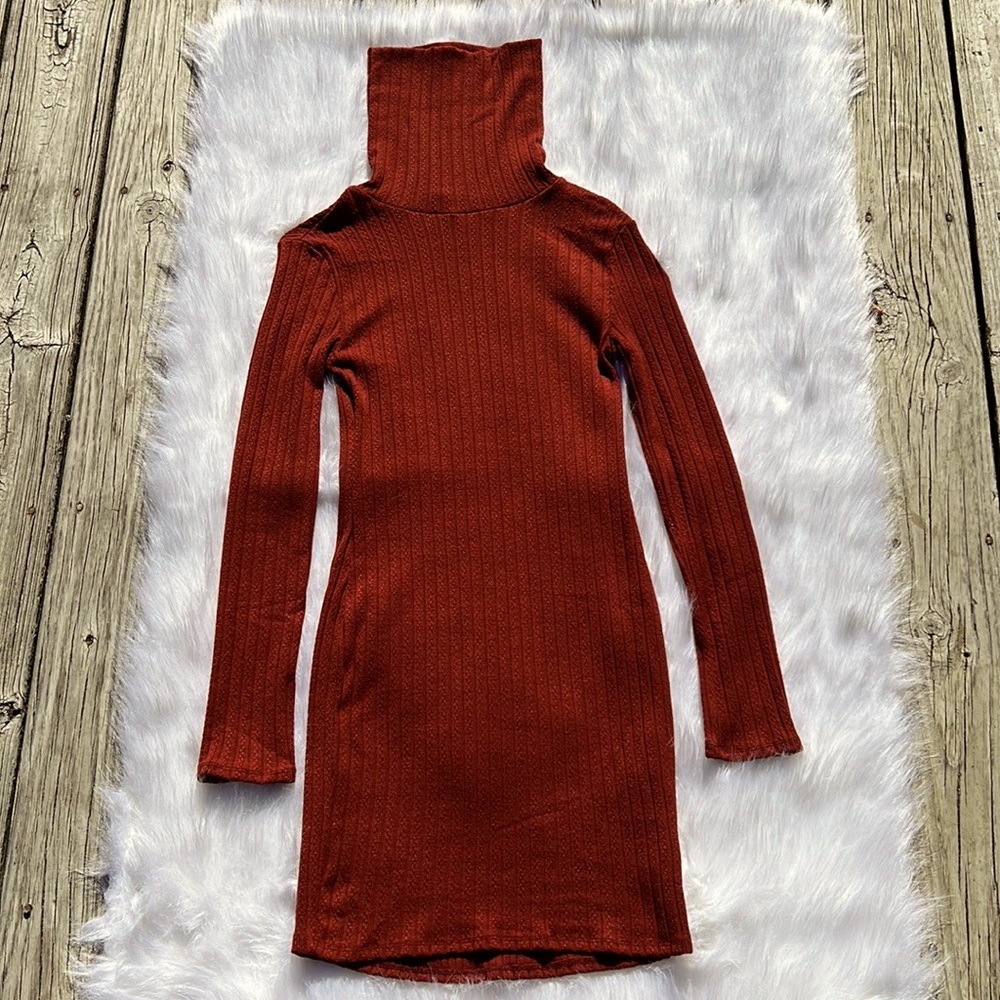 Stretchy sweater dress